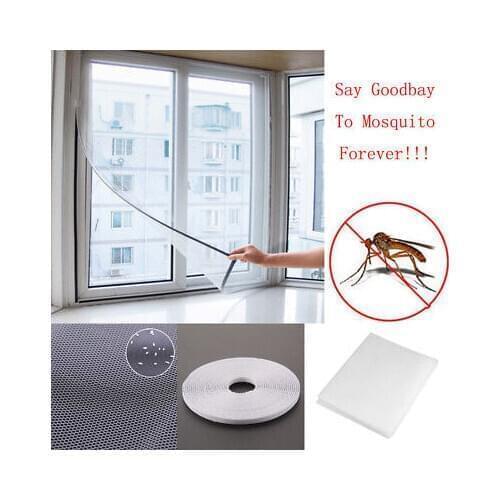 1x Home Magnetic Window Mesh Door Curtain Snap Netting Guard Mosquito Fly Bug Insect Screen Protect Hot