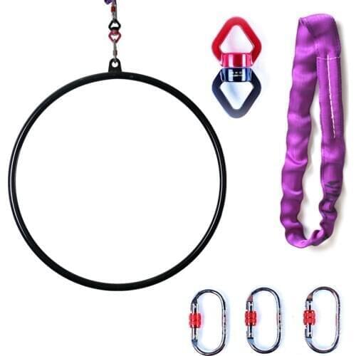 2020 PRIOR FITNESS Rings Fitness Steel Aerial Hoop 31"(80cm) 32mm Width for Yoga Exercises Aerial Lyra Hoops home gym