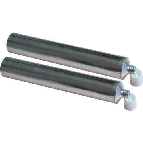 50pcs 30ml Silvery Aluminum Empty Toothpaste Tubes W/ Needle Screw Cap Unsealed Cosmetics Storage Refillable Tube