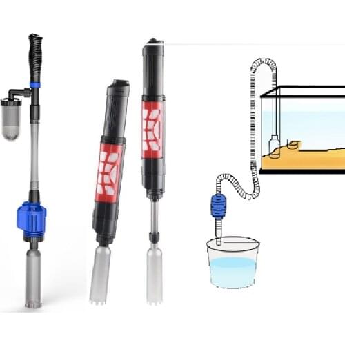 Sunsun Automatic Gravel Electric Aquarium Gravel Cleaner Water Filter Washer Siphon Vacuum Water Pump for Fish Tank Aquarium