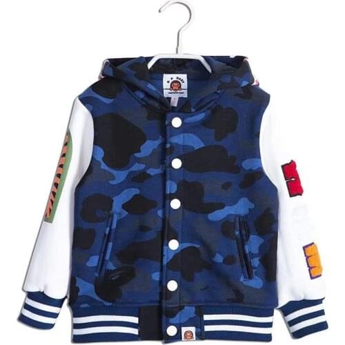 Fashion New Kids Boy Girls Cartoon Animal Baseball Hoodie Tops Coat Casual Jacket Children Clothes More Style
