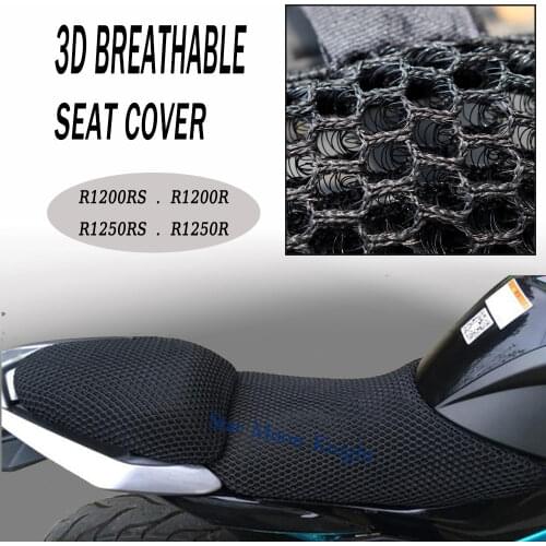 Motorcycle Accessories Protecting Cushion Seat Cover For BMW R1250RS R1250R R1200RS R1200R LC Nylon Fabric Saddle Seat Cover