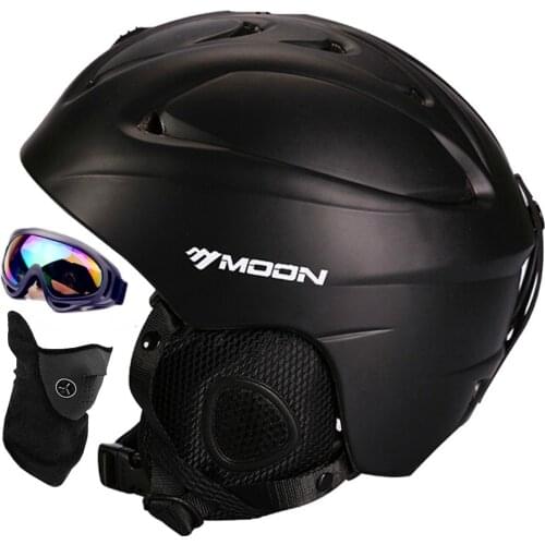 Man/Women/Kids Ski Helmet Adult Snowboard Helmet Skiing Equipment Goggles Mask And Cover Integrally-molded Safety Skateboard