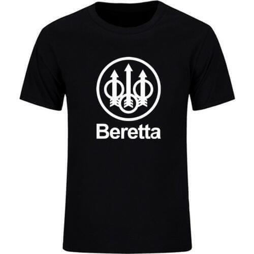 New Mens T shirt Beretta 92 m9 Gun Tshirt Jungle Sniper Rifle Riffle Firearms Equipment Logo Mens Military Style T-shirt
