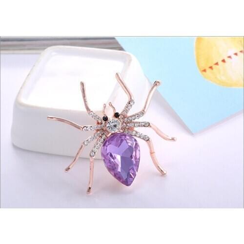 2018 new sports casual exquisite sweet romantic spider lady brooch Valentines Day accessories gift