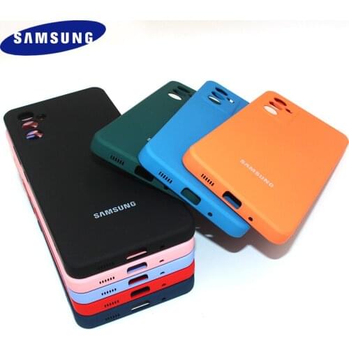 Liquid Silicone Phone Case Original For Samsung Galaxy A22 A32 A12 A82 A52 A72 4G 5G SM-A5260 SM-A725M/DS SM-A725F Back Cover