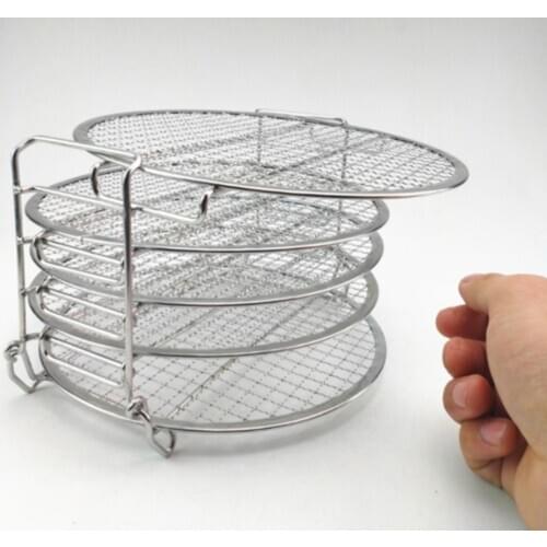 Air Fryer Accessories Food Dehydrator Drying Stand Stainless Rack for Air fryer 6.5-8QT Pressure Cooker Oven