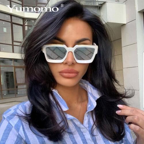New Vintage Square Sunglasses Womens Men Retro Brand Designer Fashion Colorful Sun Glasses Female Eyewear UV400 Oculos De Sol