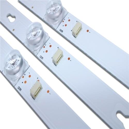LED backlight strip 8 lamp for TCL 43"TV D43A810 L43F1B L43P1A-F 43HR330M08A2 V5 Shine0n 2D02636 DS-4C-LB4308-HR02J