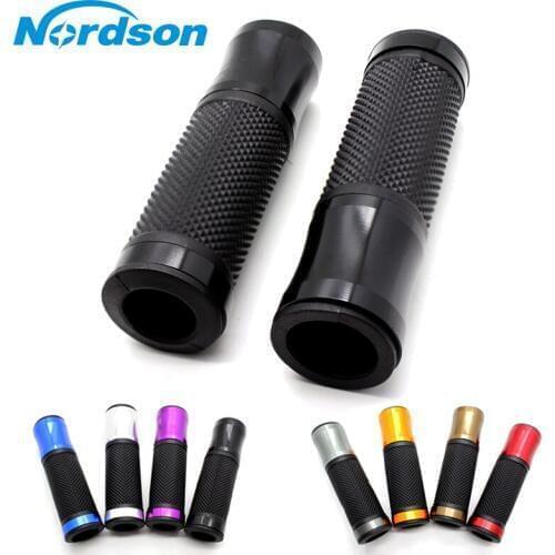 Nordson Universal CNC Motorcycle Grips Aluminum Rubber Gel Hand Grips For 7/8" 22MM Handle Bar Bikes Motorcycle Handlebar