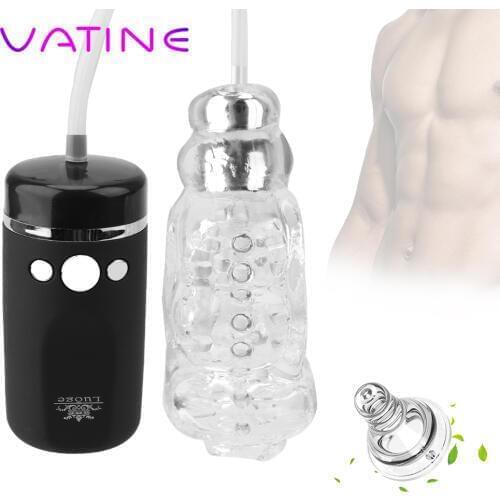 VATINE Sex Product Oral Sex Machine Male Masturbator Cup Strong Suck Sex Toy For Men Electric Blowjob Vibrating Adult Products