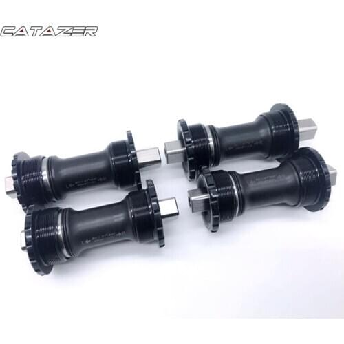 Bicycle Bottom Bracket 103 107 110 113 119mm for Brompton Folding Bike Ultralight Titanium Square Ti Bottom Bracket