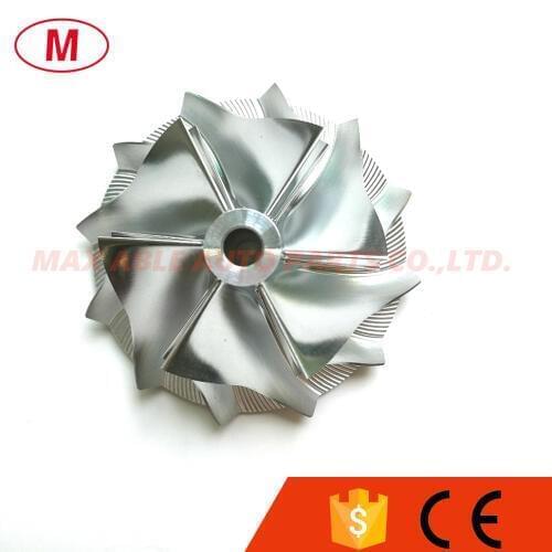 RHF4 High Performance Turbocharger Aluminum 2068/Milling compressor wheel/Turbo Billet Compressor wheel 37.60/51.00mm 6+6 blades