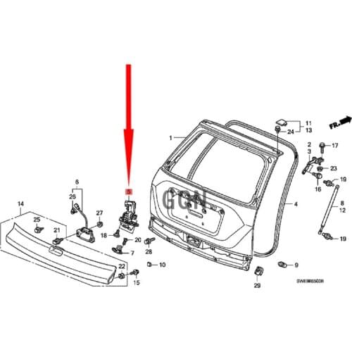 Lift door lock 2021-Hon daC RV tail door lock assembly rear cover lock machine luggage lock machine fuel tank lid lock