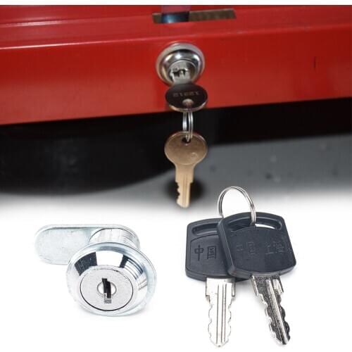15MM Drawer & Cabinet Lock Cam Locks with 1-1/4" Cylinder for RV / yacht /auto toolbox lock etc