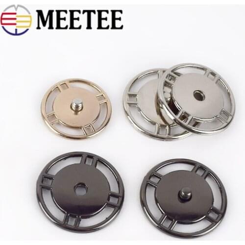 20pcs 21mm 25mm Metal Snap Buttons Female Clothes Metal Botones Sweater Coat Button DIY Sewing Button Garment Accessories