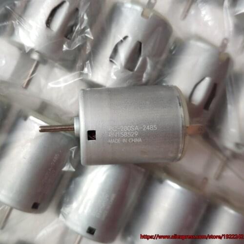 3pcs/lot , Brand new Mabuchi RC-280SA diameter 24mm 280 DC motor 5V 6V 10000RPM high speed carbon brush motor