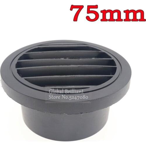 75mm Car Auto Heater Pipe Duct Warm Air Outlet Vent Hose Clips Set For Parking Diesel Heater Webasto Eberspacher