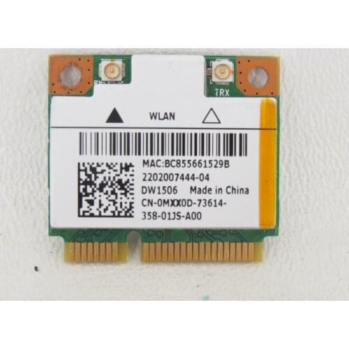 Wireless Adapter Card for Atheros AR9485 AR5B125 DW1506 150Mbps Half Mini Pci-e Wireless Wifi Card for DELL 14v 15-3520