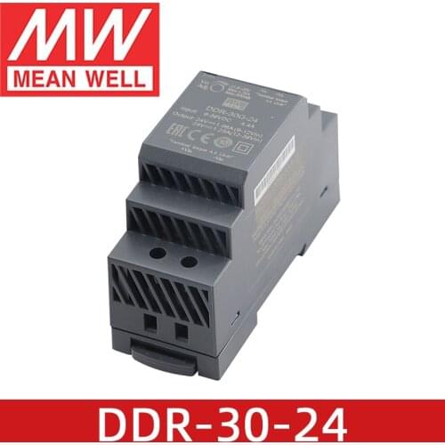 MEAN WELL DDR-30 Series 5V 12V 15V 24V meanwell 30W 9~36V 18~75V Input Din Rail Type DC-DC Converter