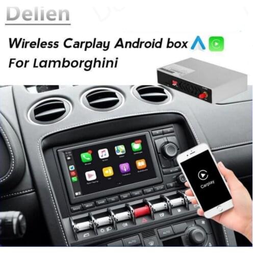 Delien Wireless AppleCarPlay Android Auto For2009-2018 Lamborghini MMI 3G Multimedia playback module Nondestructive installation