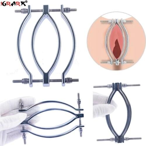 Labia Clip Clitoris Clamp BDSM Bondage Adult Games G-spot Massage Clitoris Stimulator Stainless Steel Sex Toys For Women Female