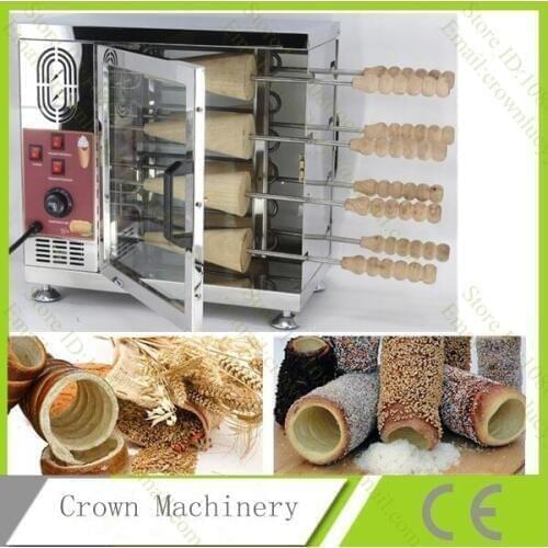 Commercial bakery deck oven; bread and chimney cake roll; Electric Chimney Cake Baking Oven