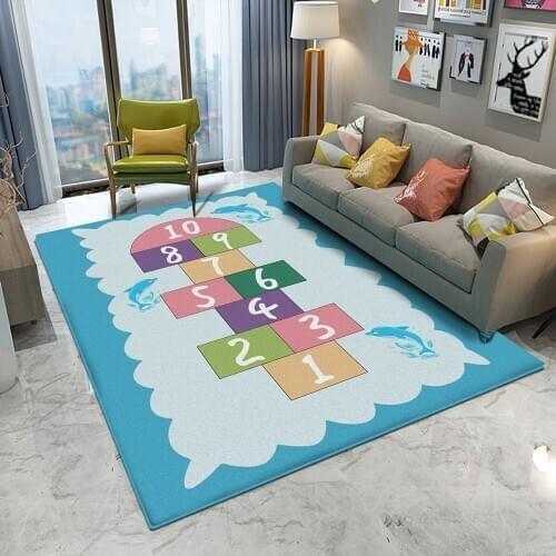 Fashion Kids play carpet puzzle children Rug blanket baby nursery crawling flannel Children baby durable non-slip floor carpet