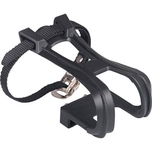 Outdoor Cycling Pedal Nylon Bicycle Pedal Toe Clips with Straps Belts and Mounting Screws for Outdoor Cycling Equipment tools