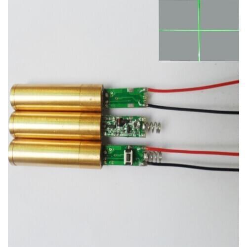 Cross line laser head laser marking instrument lamp module laser marking cross tube 200MW