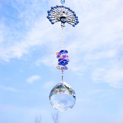 H&D Window Hanging Crystals Ball Prisms Suncatcher Rainbow Maker Pendant for Home,Garden,Wedding Collectible Gift For Mother