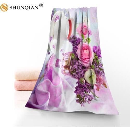 Customize All Flowers And Peony 35x75cm Daily Exercise Fitness Fast Dry Face Microfiber Towel