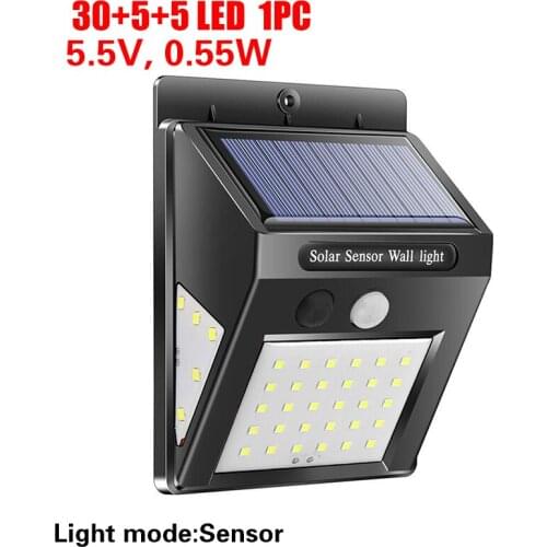 40LED Street Lamp Outdoor Home Light Controlled Walkway Lights Solar Motion Sensor Durable 8W Waterproof Flashlight