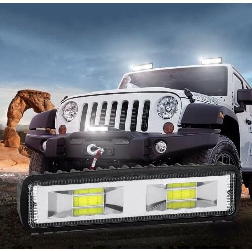 Led Headlight Led Working light bar 48w For Off-road SUV ATV Treedozer Jeep Crane Boat Work light Spotlight Fog Lamps DRL Bulbs