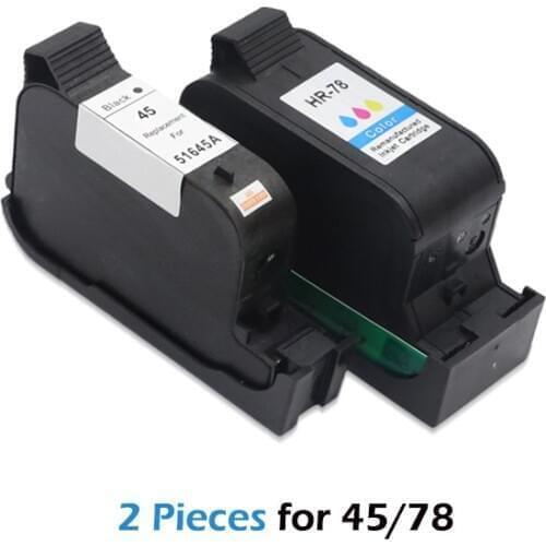 XiongCai Compatible ink cartridges For HP 45 78 deskjet 1220c 3820 3822 6122 6127 930c 932c 940c 950c printers For HP45 For HP78