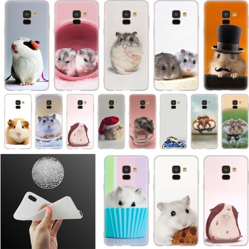 Funny Hamster Phone Case For Samsung Galaxy A10 A20 A30 A40 A50 A60 A70 A6 A8 Plus A7 A9 2018 A3 A5 2017 Soft Cover Coque
