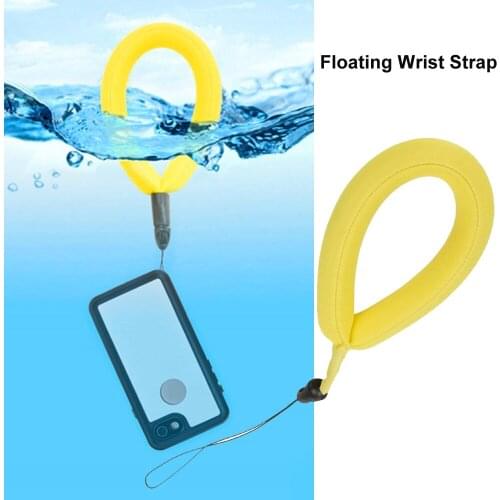 Yellow Wrist Strap for Waterproof Camera phone Under water handle Floating Wrist Band Diving for GoPro Xiaomi Yi Sicam