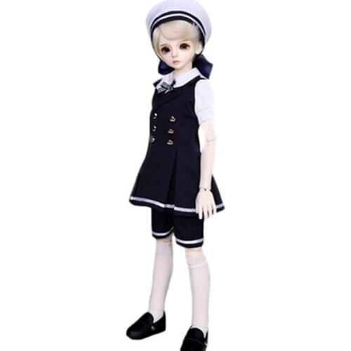 1/3 1/4 1/6 BJD Dolls Clothes For Boy Dolls Toy Clothing Doll Accessories Top+ Clothes +Hat