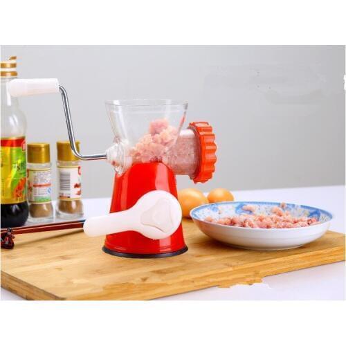 1PC Household Manual Meat Grinder Multifunction Meet Mincer Meat/Vegetable/Spice Hand-cranked House Cooking Machine OK 0483