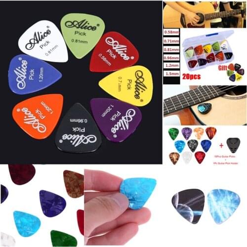 10pcs/20pcs Guitar PicksAcoustic Electric G Uitar Accessories Musical Instrument Thickness