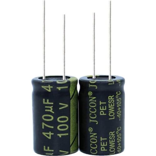 100v470uf 16x25 in-line capacitor switching power supply charger high frequency low resistance aluminum electrolytic capacitor 1