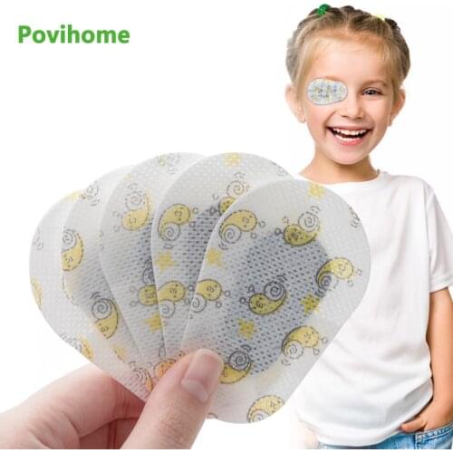 2/4/8Pcs Eyes Care Amblyopia Eye Mask Eyes Fatigue Patch Herbal Extract Amblyopia Training Orthoptic Corrected Treatment Patch