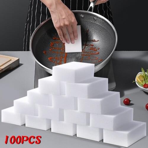 5/20/50/100Pcs Melamine Sponges Eraser Sponges Magic Wipe Sponges Kitchen Cleaning Sponge Kitchen Accessories