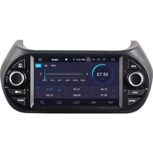 7" Octa-Core CPU Android 10.0 OS Car Multimedia GPS Radio System Player for Fiat Fiorino 2008-2017 & Fiat Qubo 2008-2017