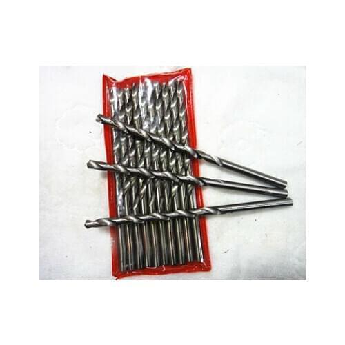 Free Shipping NEW 4.7mm 10 Piece Extra Long 125mm HSS Twist Drill Straigth Shank Auger Bit new