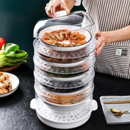 Household Dish Covers Stackable Insulation Dust Proof fresh-keeping Food Container Leftover Lid Dish Cover