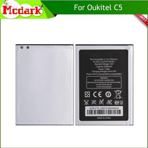 Аккумуляторы для телефонов Oukitel C5 Mcdark China At AliExpress