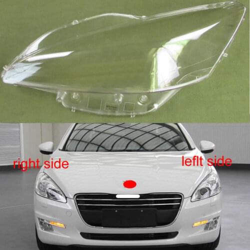 Headlight Cover Headlight Transparent Shell Headlamp Cover Lampshade Lens for Peugeot 508 2011 2012 2013 2014
