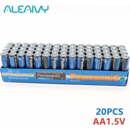 New 20PCS Disposable Alkaline Dry Battery AA 1.5V Battery, Suitable For Camera, Calculator, Alarm Clock, Mouse, Remote Control