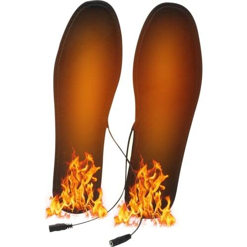 USB Heated Shoe Insoles Feet Warm Sock Pad Mat Electrically Heating Insoles Washable Warm Thermal Insoles Unisex Ingenious